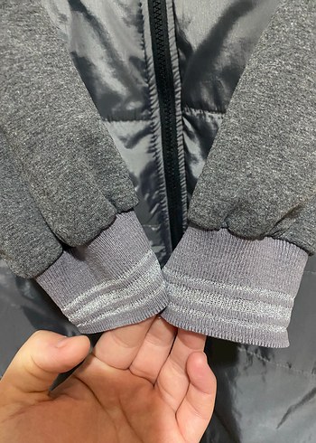 Tuğra astarlı ince mont - Görsel 4