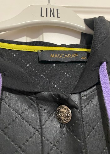 Mascara deri detaylı kap - Görsel 4