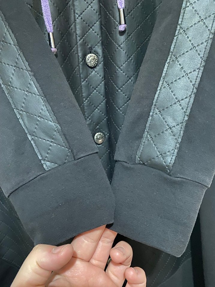 Mascara deri detaylı kap - Görsel 3