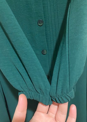 Kaliteli ayrobin kumaş elbise - Görsel 5