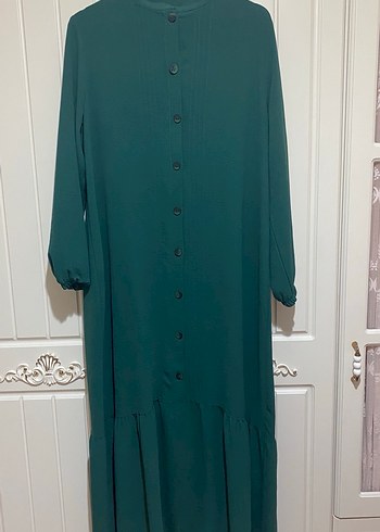 Kaliteli ayrobin kumaş elbise - Görsel 3