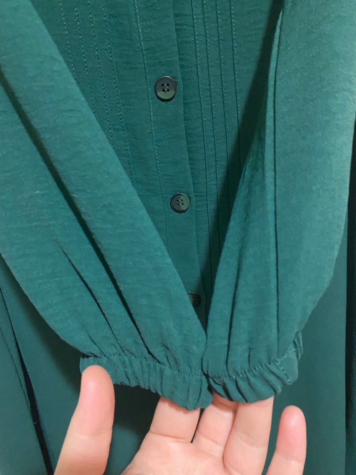 Kaliteli ayrobin kumaş elbise - Görsel 5