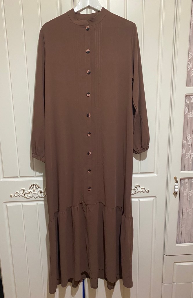 Kaliteli ayrobin kumaş elbise - Görsel 2