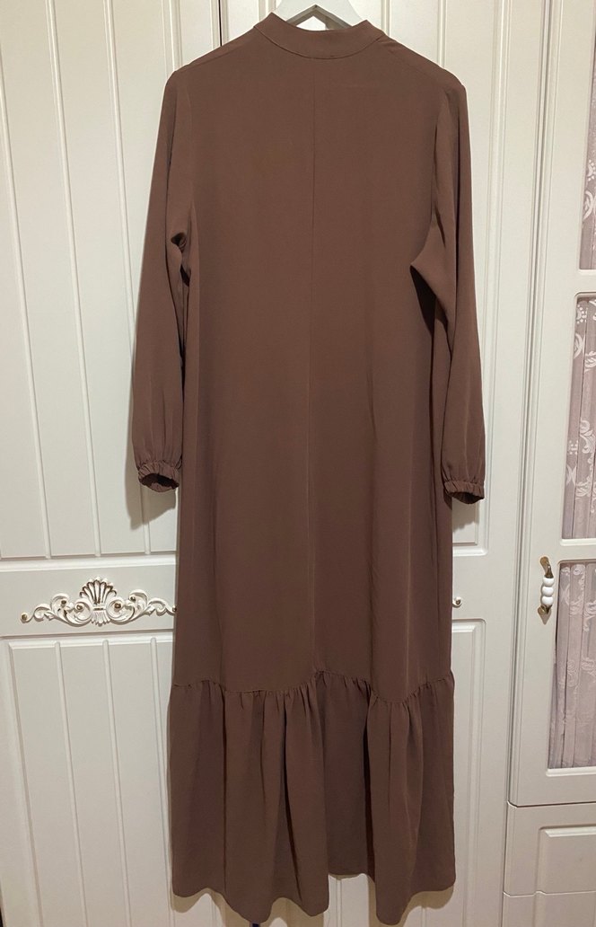 Kaliteli ayrobin kumaş elbise - Görsel 3