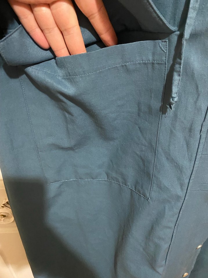 Allday marka astarsız trençkot - Görsel 5