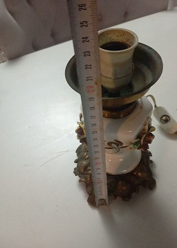 antika porselen abajur - Görsel 4