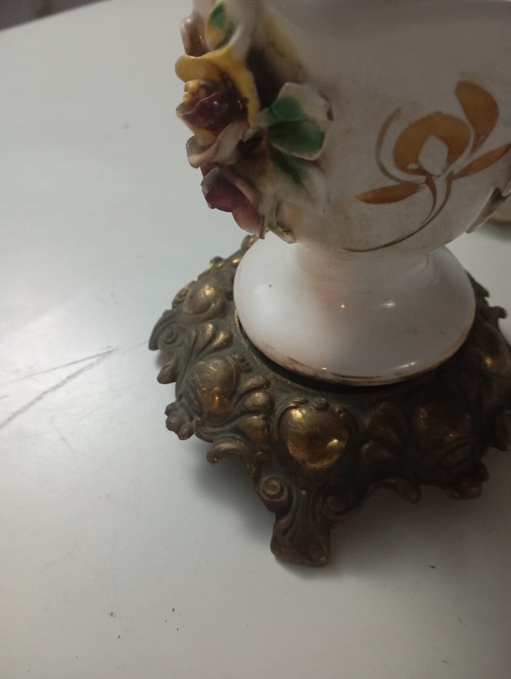 antika porselen abajur - Görsel 2