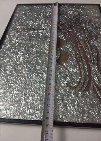 antika folyo üzerine hat işi - Görsel 4