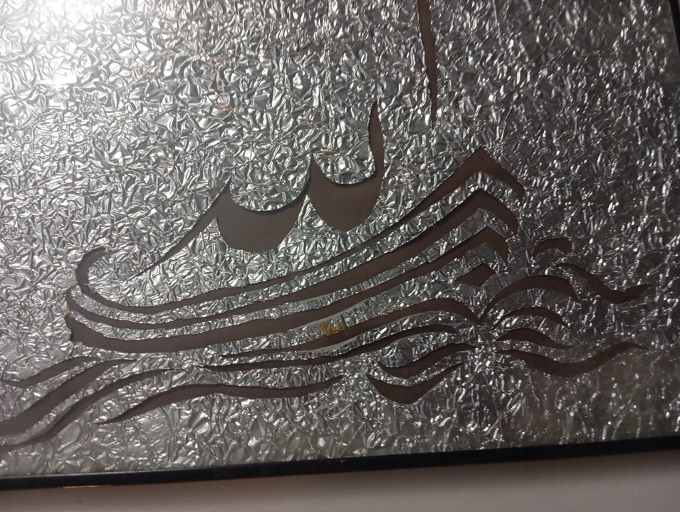 antika folyo üzerine hat işi - Görsel 2