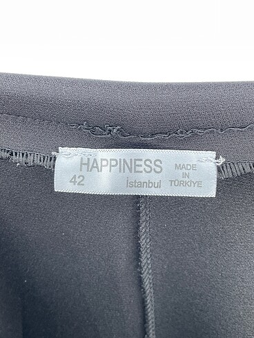 42 Beden siyah Renk Happiness Kumaş Pantolon %70 İndirimli.