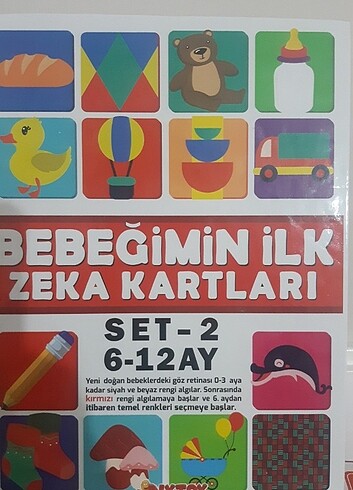 Beden Renk Bebeğimin ilk zeka kartları