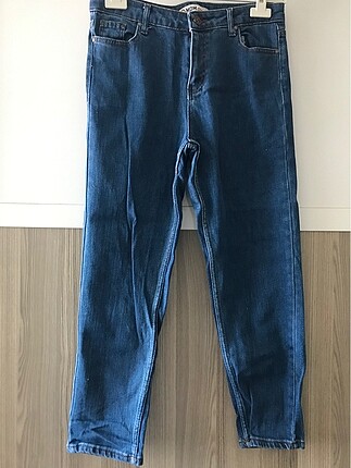 30 Beden mavi Renk Mom jeans