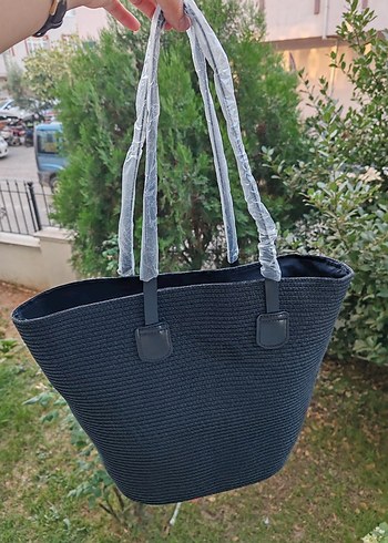 Diğer Siyah hasır çanta
