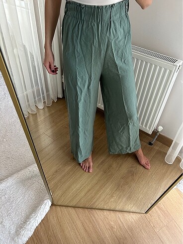 Keten kumaş gibi pantalon