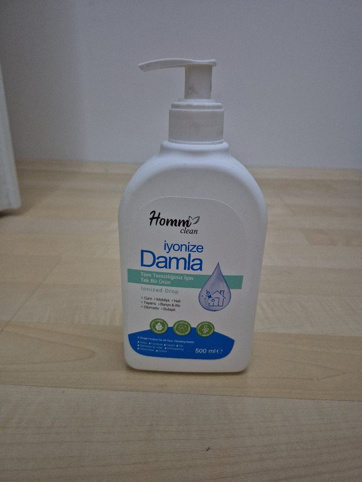 Hommy Clean İyonize Damla Çok Amaçlı Temizlik Ürünü 500 ml - Görsel 2