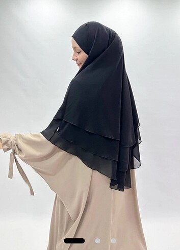 Sufle khimar tesettür 