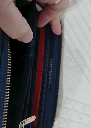 Beden mavi Renk Tommy Kadın Mavi Fermuarlı Cüzdan