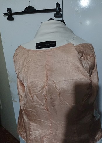 l Beden beyaz Renk Beyaz Kadın Düğmeli Blazer Ceket