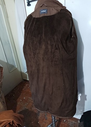 m Beden kahverengi Renk Kahverengi Midi Kadın Kışlık Mont