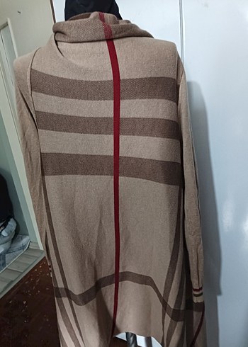 KIRMIZI ŞERİTLİ PANÇO - Görsel 4