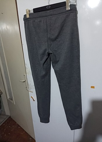 Gri Erkek Beli Bağcıklı Rahat Eşofman Altı - Görsel 3