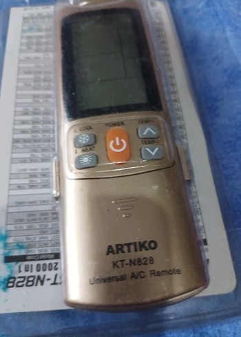 ARTIKO KT-N828 Evrensel Klima Kumandası - Görsel 2