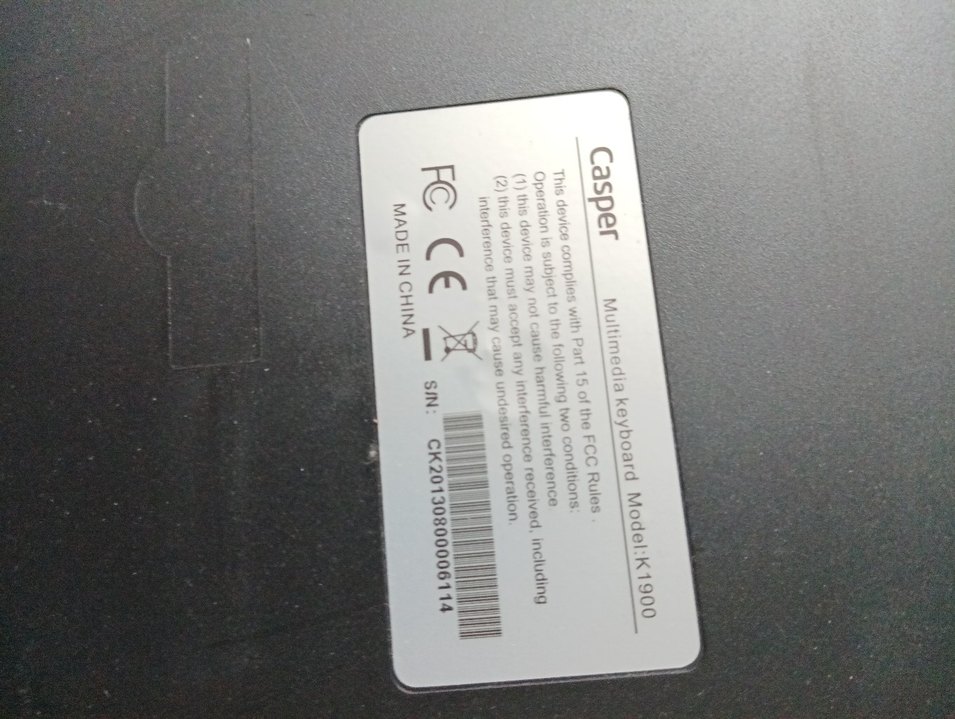 Casper Gri Kablolu Klavye - Görsel 4