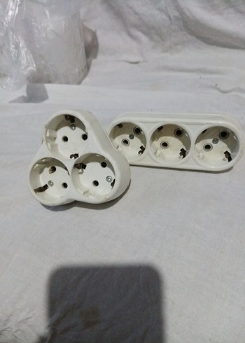 Beyaz Çoklu Priz Adaptörü - Görsel 5