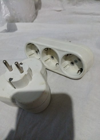 Beyaz Çoklu Priz Adaptörü - Görsel 7