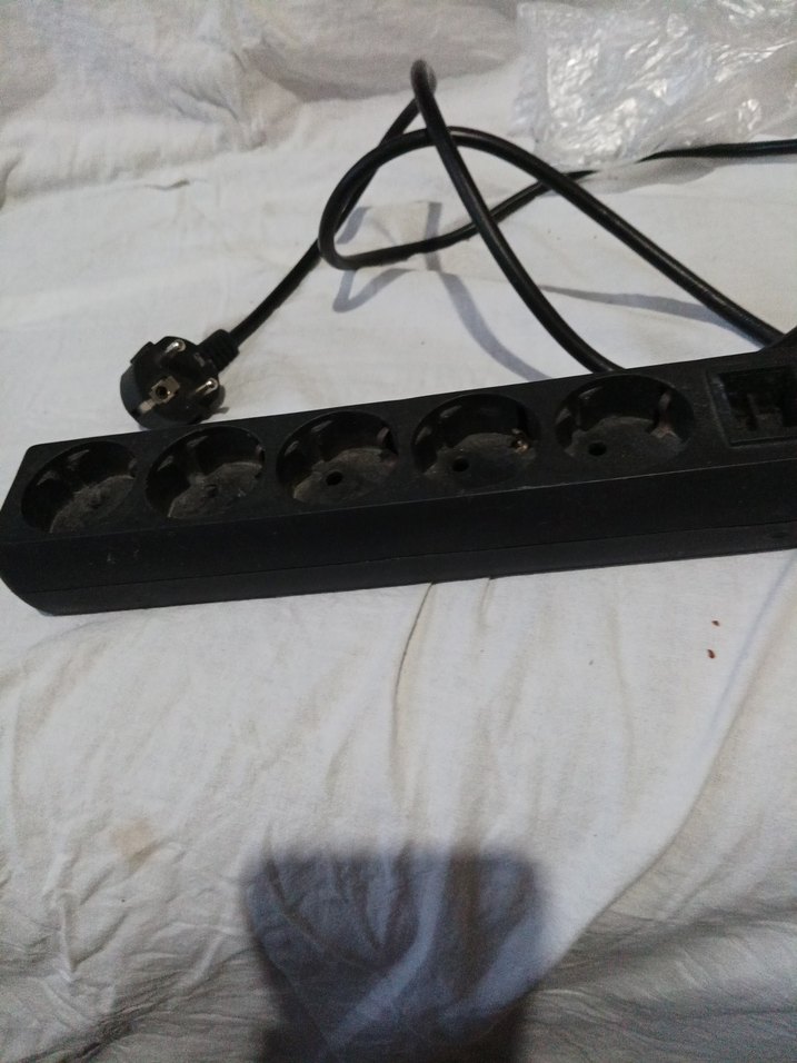 5'li Siyah Çoklu Priz ve Uzatma Kablosu bu - Görsel 2