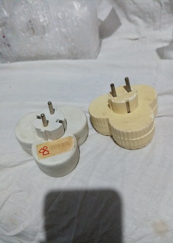 Beyaz Üçlü Elektrik Prizi Adaptörü - Görsel 5