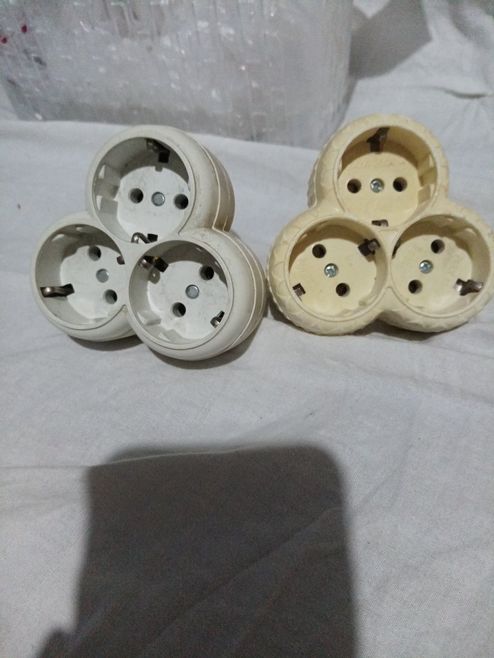 Beyaz Üçlü Elektrik Prizi Adaptörü - Görsel 3