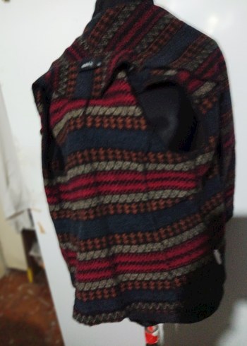 Desenli Bohem Örgü Yün Kadın Yelek - Görsel 5