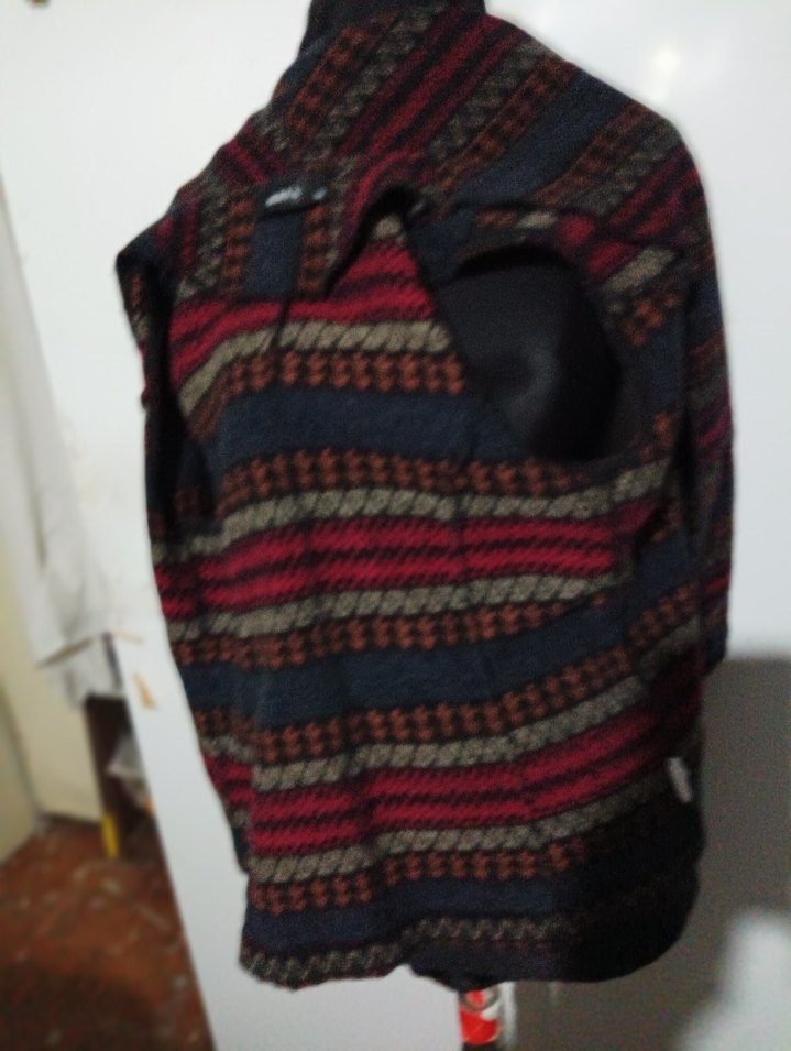 Desenli Bohem Örgü Yün Kadın Yelek - Görsel 5