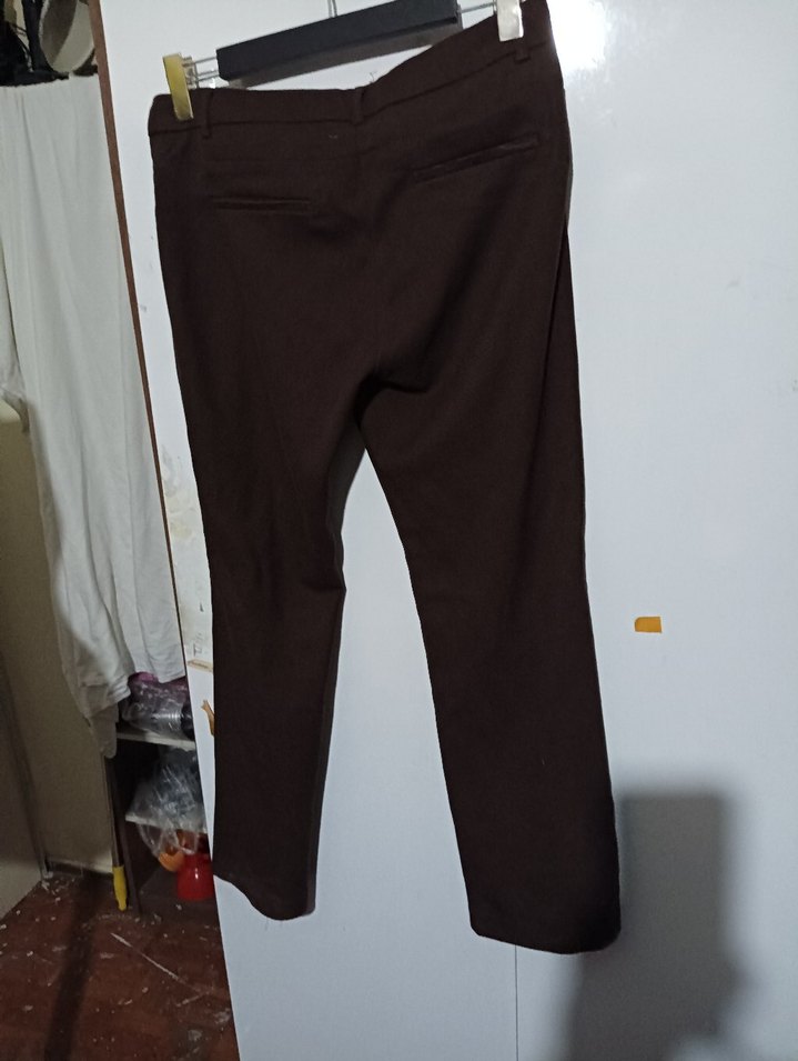 Kahverengi Kumaş Kadın Pantolon - Görsel 2