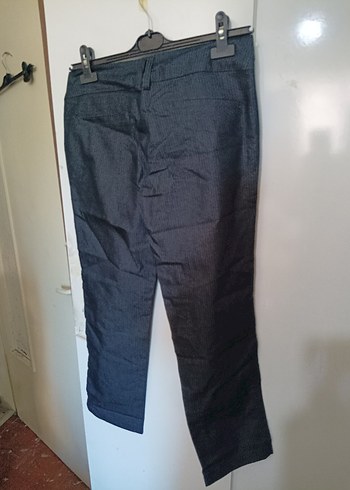 m Beden gri Renk Gri Kadın Midi Denim Pantolon