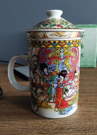  Beden çeşitli Renk Bitki çayı demleme Çin figürlü porselen