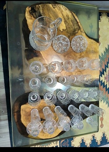 Paşabahçe Kristal salon takımı