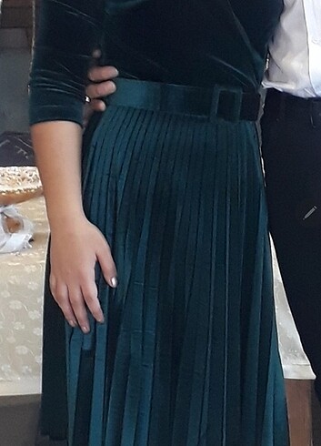 Kadife pilise elbise