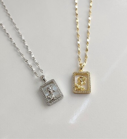 swarovski Gül kolye