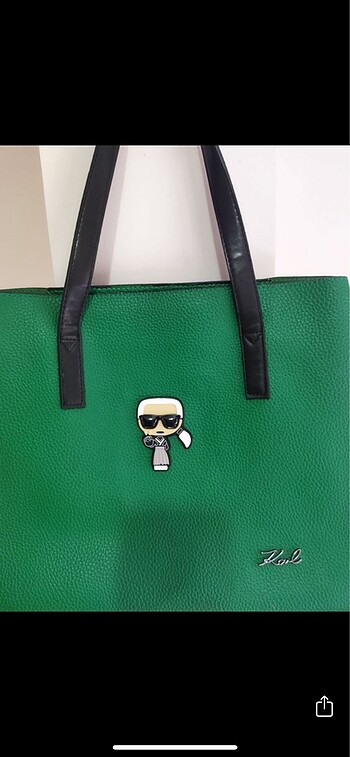 Beden Karl lagerfeld çanta yeşil