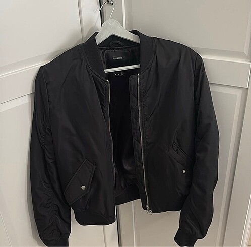 Siyah Bomber Ceket