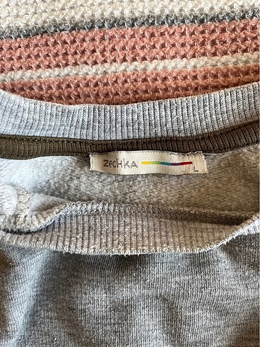 l Beden gri Renk Kadın sweatshirt