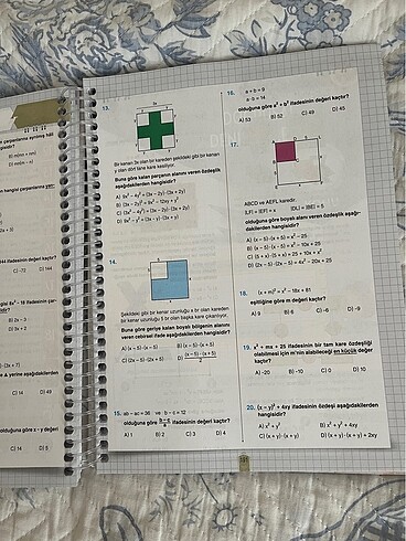 Beden Renk Matematik akıllı defter 8.sınıf
