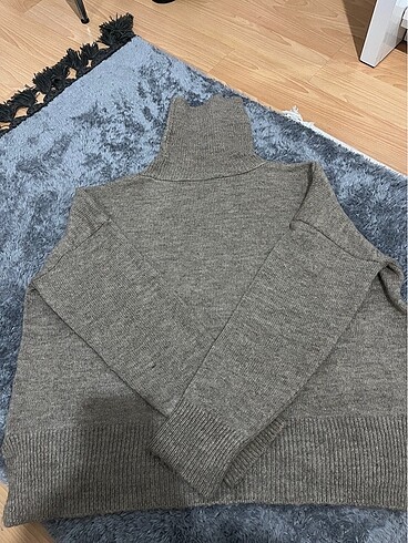 Balıkçı Yaka Oversize Kazak