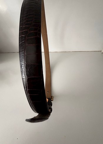 Kahverengi kadın Minimalist Kemer - Görsel 3