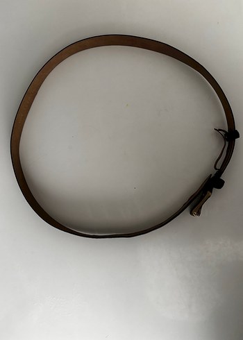 Kahverengi kadın Minimalist Kemer - Görsel 2