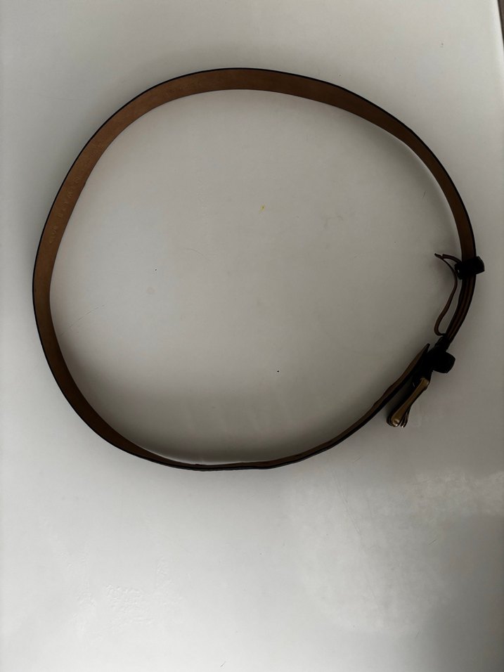 Kahverengi kadın Minimalist Kemer - Görsel 2