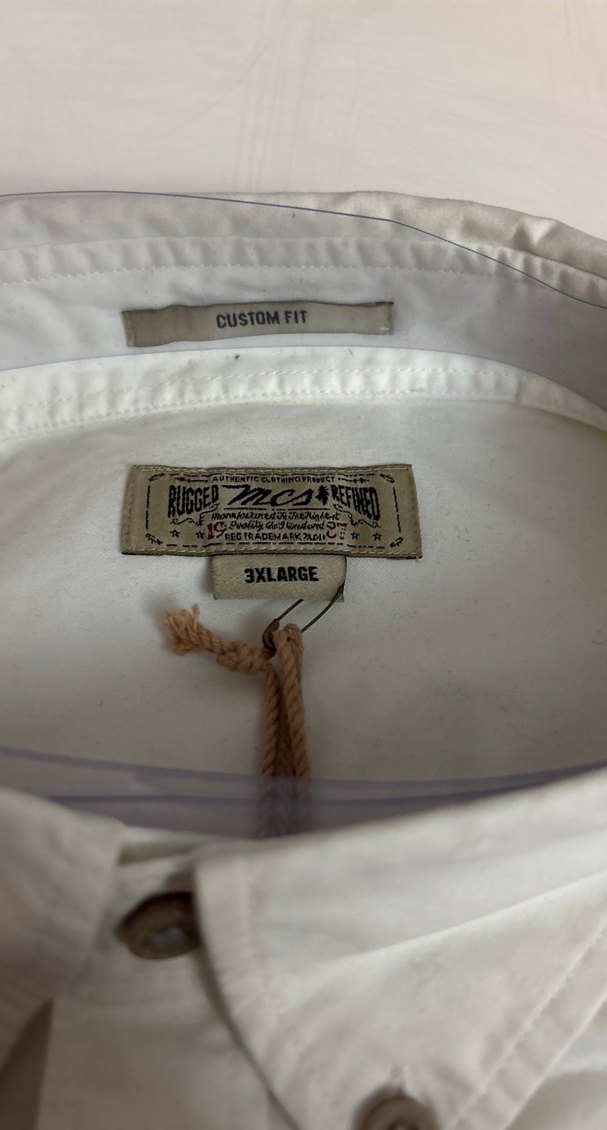 Erkek Beyaz uzun KolluPamuklu Gömlek - Görsel 2