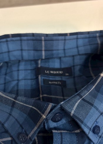 Mavi Kareli Erkek Gömlek - Görsel 2